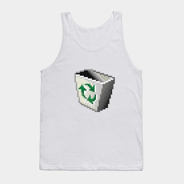 Recycle bin Tank Top by tdK